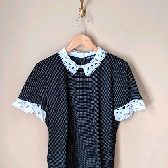 Karl Lagerfeld Tops - Karl Lagerfeld Paris Lace Collar and Cuff Top
